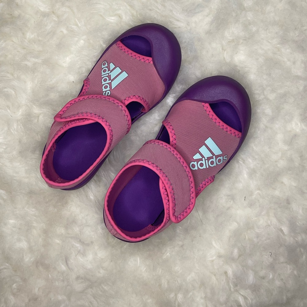 Adidas water-shoes little girls size 11.5 worn once in perfect shape!!